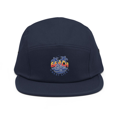 [ID: 92-G168] Beach Life Best Life 5 Panel Cap