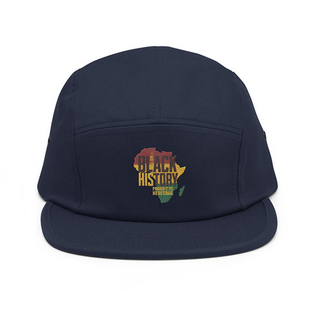 [ID: 92-G217] Black History - Heritage Map 5 Panel Cap