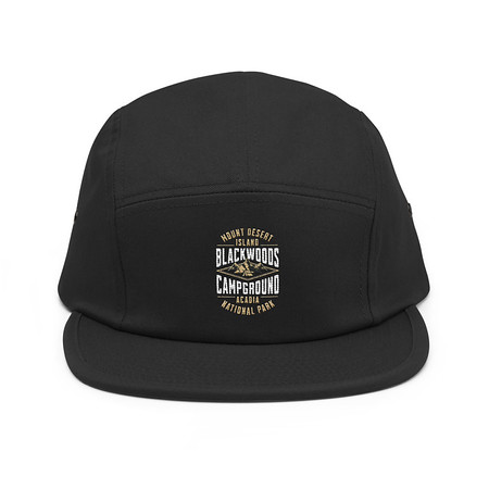 [ID: 92-G233] Blackwoods Campground - Mountain Adventure 5 Panel Cap