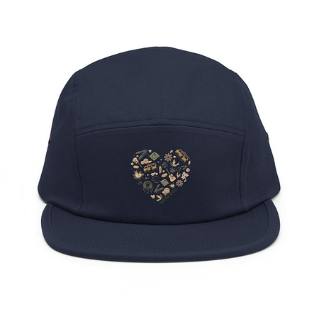 [ID: 92-G248] Boho Girl Poster 5 Panel Cap