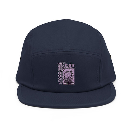 [ID: 92-G280] Brain Food - Y2K Skull Streetwear 5 Panel Cap