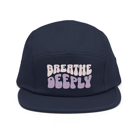[ID: 92-G283] Breathe Deeply 5 Panel Cap
