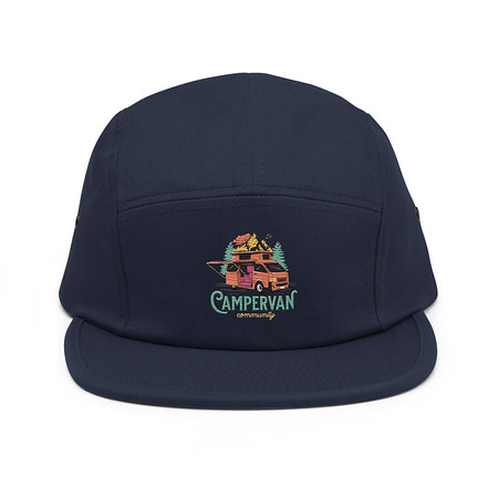 [ID: 92-G322] Campervan Community - Outdoor Adventure 5 Panel Cap