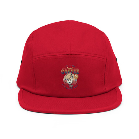 [ID: 92-G398] Coffee Cup - Comics Mascot 5 Panel Cap