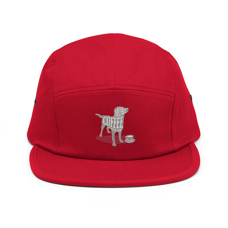 [ID: 92-G399] Coffee Dog 5 Panel Cap