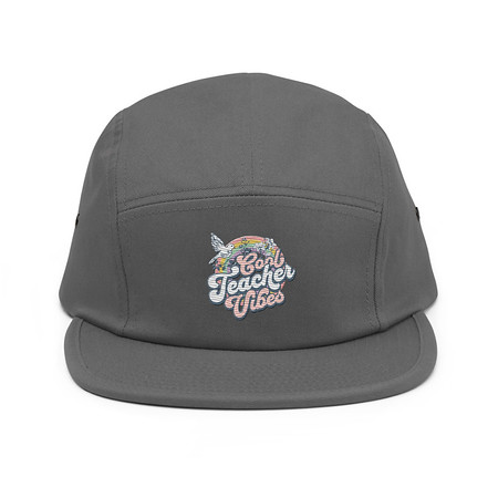 [ID: 92-G418] Cool Teacher Vibes 5 Panel Cap
