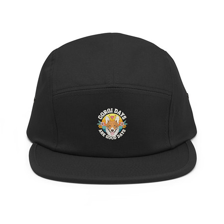 [ID: 92-G420] Corgi Days - Funny Animal 5 Panel Cap