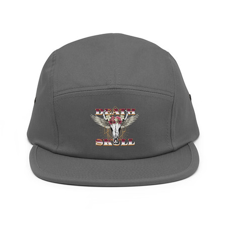 [ID: 92-G474] Deah Skull 5 Panel Cap