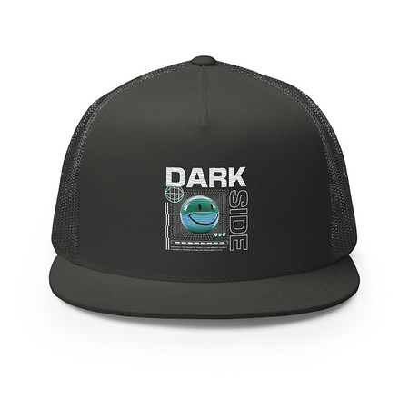 [ID: 100-G20] Abstract Y2K 5 Panel Trucker Cap