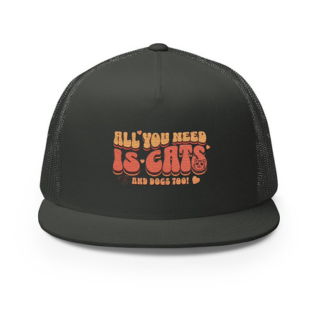 [ID: 100-G52] All You Need 5 Panel Trucker Cap