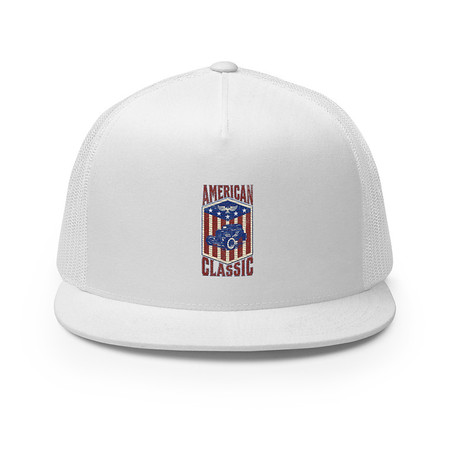 [ID: 100-G66] american classic 5 Panel Trucker Cap