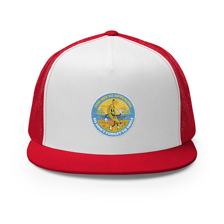 [ID: 100-G135] Banana project _-) 5 Panel Trucker Cap