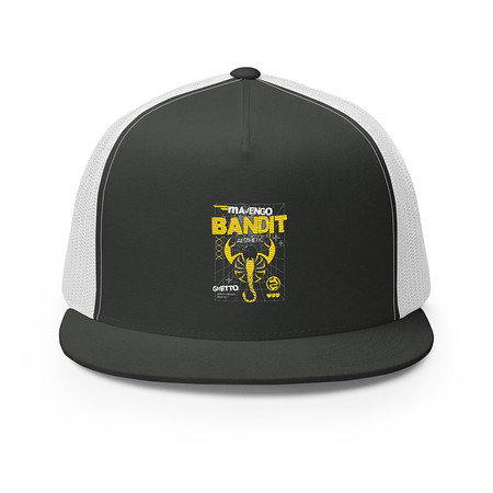 [ID: 100-G138] Bandit Aesthetic - Scorpion 5 Panel Trucker Cap