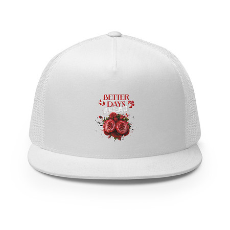 [ID: 100-G193] Better Days Ahead 5 Panel Trucker Cap