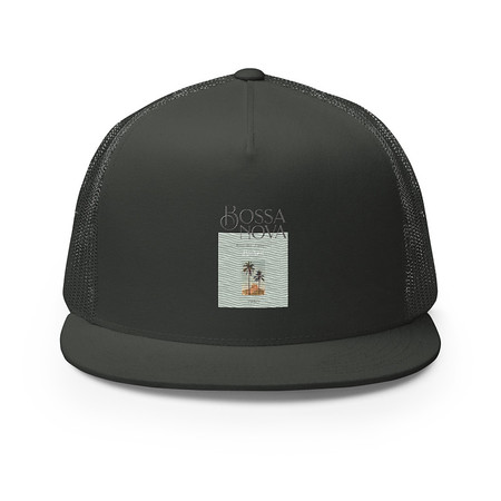 [ID: 100-G271] Bossa Nova 5 Panel Trucker Cap
