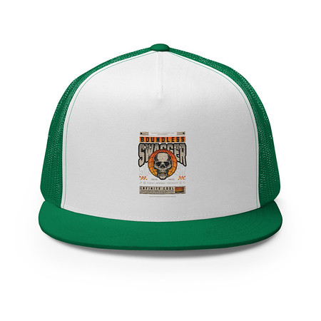 [ID: 100-G273] Boundless Swagger 5 Panel Trucker Cap