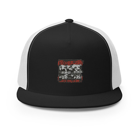 [ID: 100-G274] Bourgeoisie 5 Panel Trucker Cap