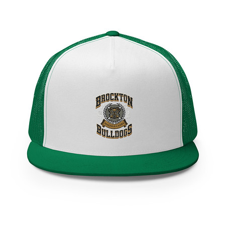 [ID: 100-G286] Brockton Bulldogs 5 Panel Trucker Cap