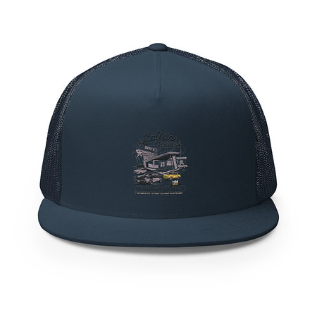 [ID: 100-G308] Caffeine Cruisers 5 Panel Trucker Cap