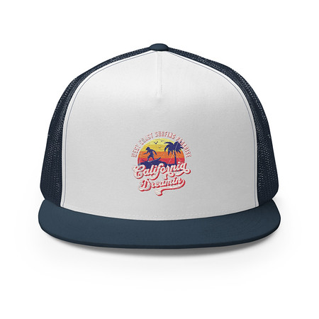 [ID: 100-G316] California Dreamin - Beach & Surf 5 Panel Trucker Cap