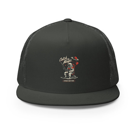 [ID: 100-G341] Catch the Magic 5 Panel Trucker Cap