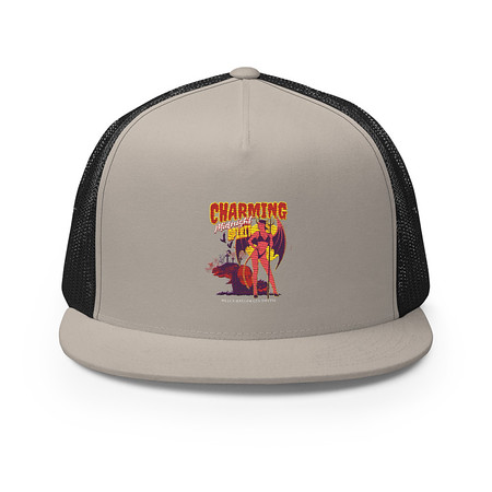 [ID: 100-G358] Charming Midnight 5 Panel Trucker Cap
