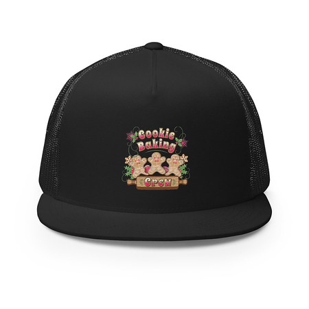 [ID: 100-G415] Cookie Baking Crew 5 Panel Trucker Cap