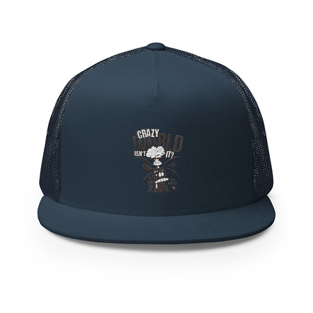 [ID: 100-G430] Crazy World 5 Panel Trucker Cap