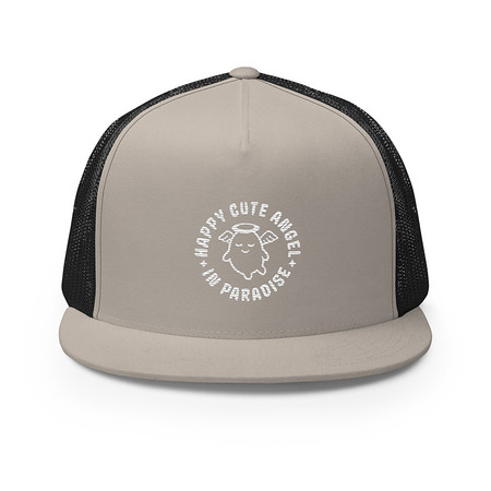 [ID: 100-G449] Cute Angel - Wings 5 Panel Trucker Cap