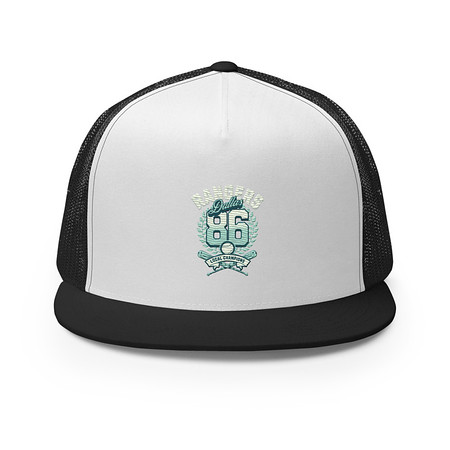 [ID: 100-G464] Dallas Rangers - Old School Sports 5 Panel Trucker Cap