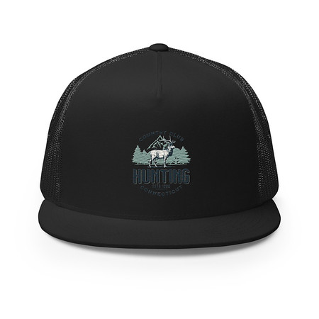 [ID: 100-G483] Deer Hunting Country Club  5 Panel Trucker Cap
