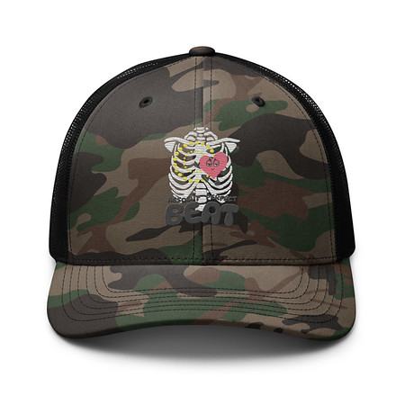 [ID: 680-G19] Absolut Perfect Beat Camouflage Trucker Hat