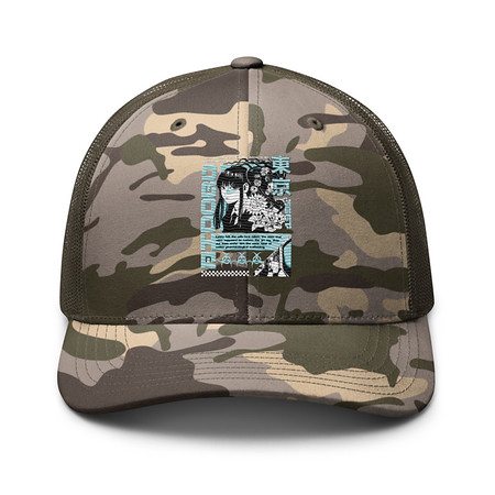 [ID: 680-G35] Aidoru - Japanese Anime Girl Camouflage Trucker Hat