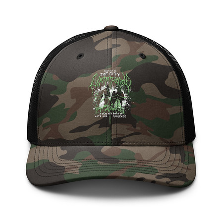 [ID: 680-G105] Assault on the City Camouflage Trucker Hat