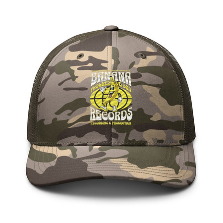 [ID: 680-G136] Banana Records - Comic Character Camouflage Trucker Hat