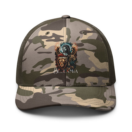 [ID: 680-G179] Bellamia Camouflage Trucker Hat