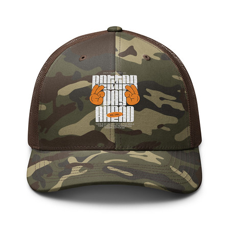 [ID: 680-G192] Better Day Ahead Camouflage Trucker Hat