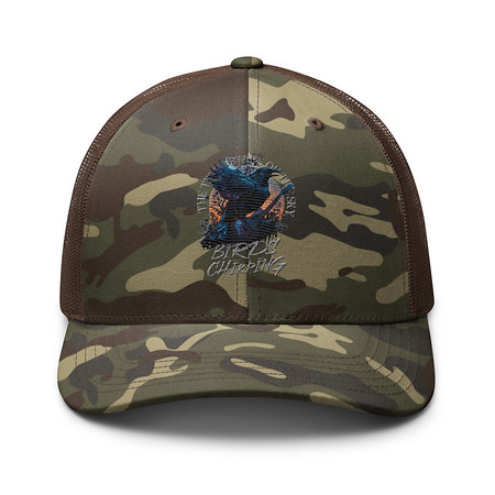 [ID: 680-G210] Birds Chirping Camouflage Trucker Hat
