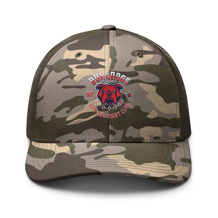 [ID: 680-G295] Bulldogs Athletic - Sports Apparel Camouflage Trucker Hat