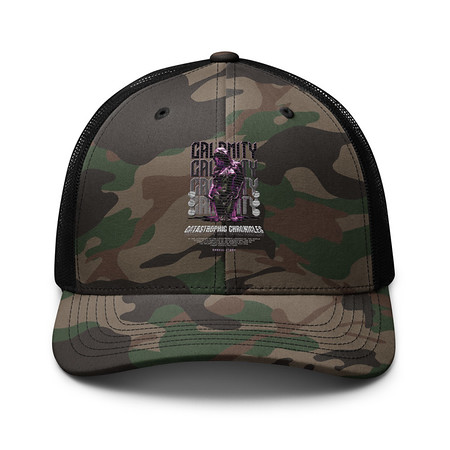 [ID: 680-G310] Calamity Streetwear Camouflage Trucker Hat
