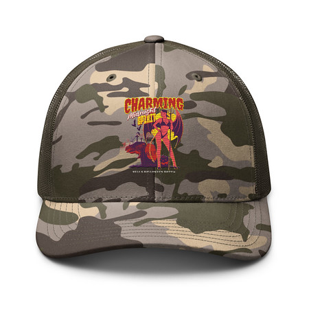 [ID: 680-G358] Charming Midnight Camouflage Trucker Hat