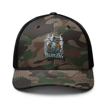 [ID: 680-G381] Classic Bird  Camouflage Trucker Hat