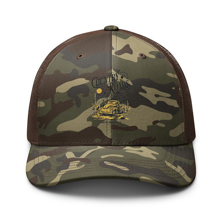 [ID: 680-G427] Country Roads - Wild West Camouflage Trucker Hat