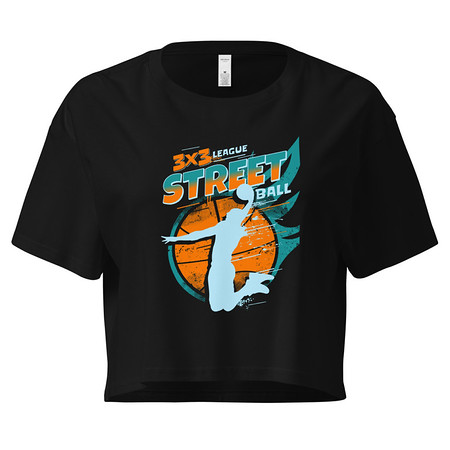 [ID: 636-G6] 3x3 Basketball League Women's Crop Top