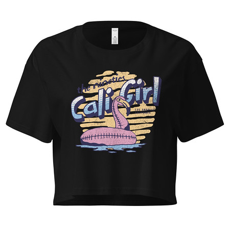 [ID: 636-G13] 90's Cali Girl Women's Crop Top