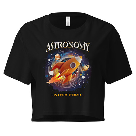[ID: 636-G111] Astronomy in Every Thread Women's Crop Top