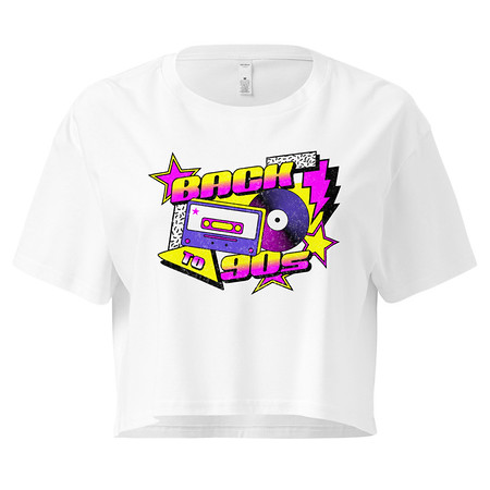 [ID: 636-G123] Back to 90s Women's Crop Top