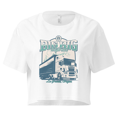 [ID: 636-G202] Big Rig Express Women's Crop Top