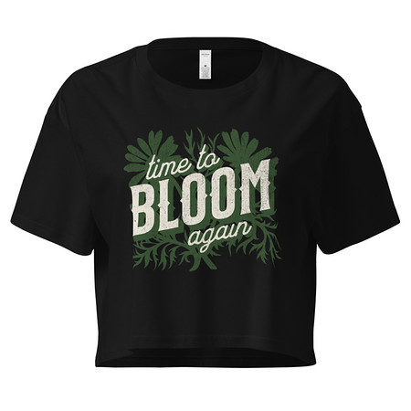 [ID: 636-G239] Bloom Again Women's Crop Top