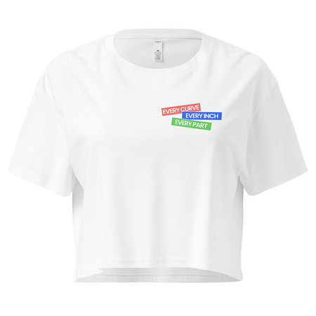 [ID: 636-G246] Body Positivity Women's Crop Top